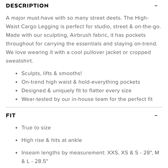 Alo Yoga High Waisted Cargo Leggings - Small - Picture 8 of 10